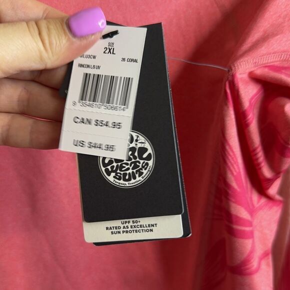 NWT- Ripcurl long sleeve 50 SPF- Size XXL - Picture 3 of 7